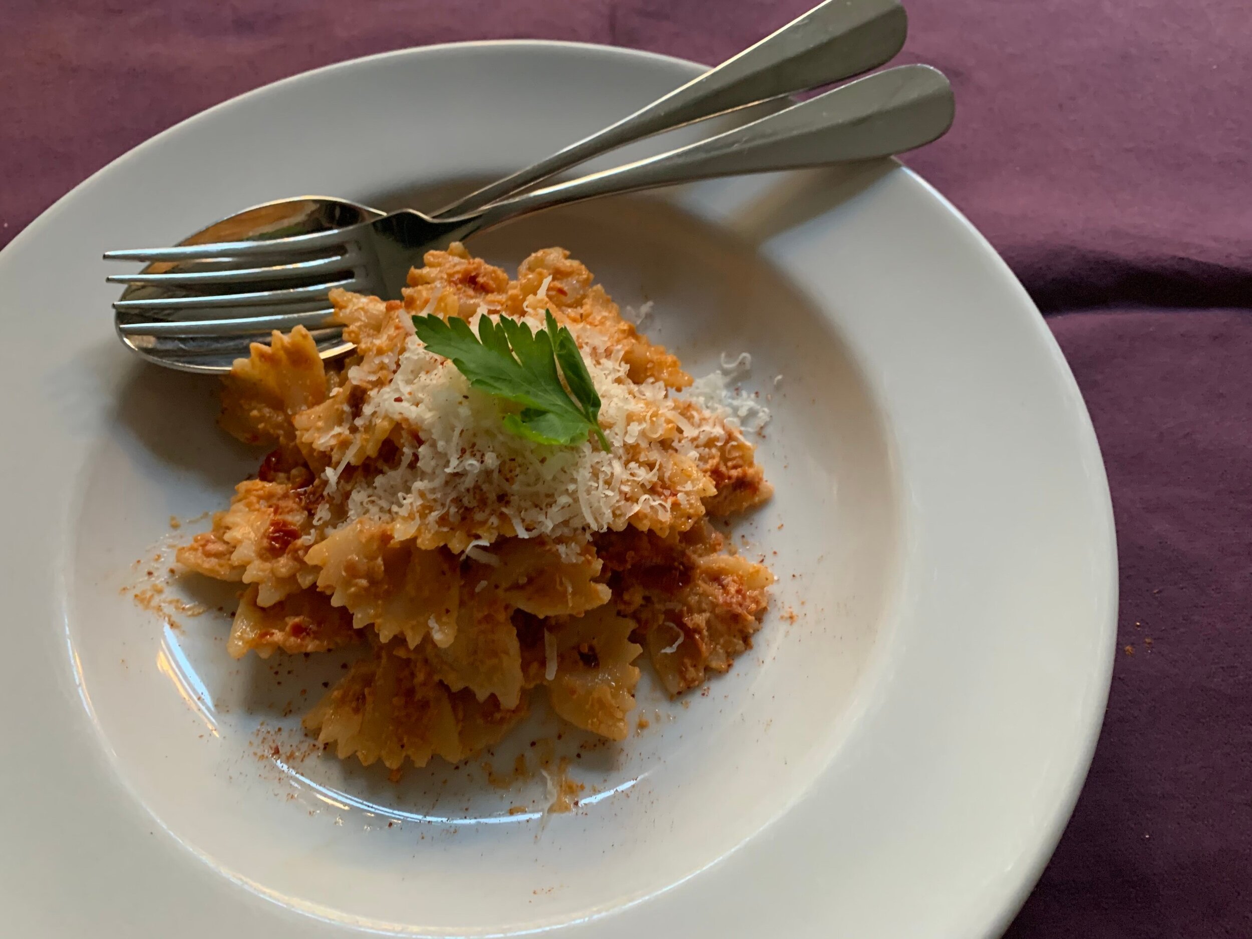 Rezept: Pasta mit Pesto Rosso