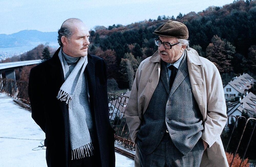 Gastmann und Kommissär Bärlach.